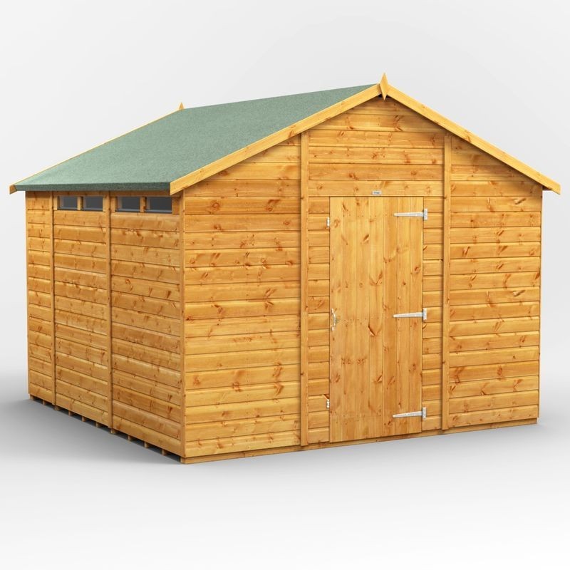 10 x 10 Power Apex Security Shed 10 x 10 Power Apex Security Shed