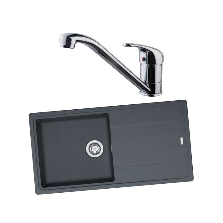 Franke Titan 1 Bowl Inset Graphite Grey Composite Kitchen SINK
