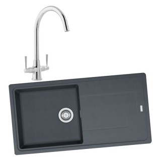 Franke Titan 1 Bowl Inset Graphite Grey Composite Kitchen SINK