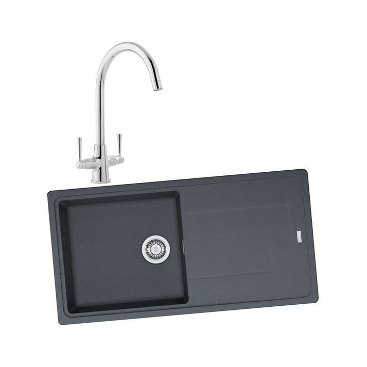 Franke Titan 1 Bowl Inset Graphite Grey Composite Kitchen SINK