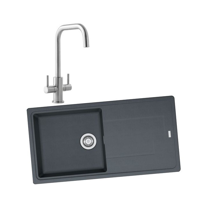 Franke Titan 1 Bowl Inset Graphite Grey Composite Kitchen SINK