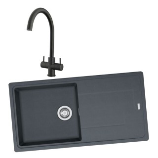 Franke Titan 1 Bowl Inset Graphite Grey Composite Kitchen SINK