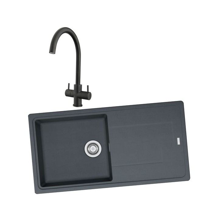 Franke Titan 1 Bowl Inset Graphite Grey Composite Kitchen SINK