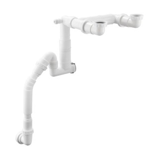 Leisure Rapid Fit Plumbing Waste Kit 1.5 Bowl White