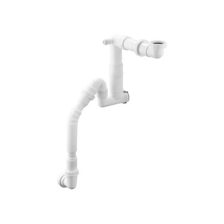 Leisure Rapid Fit Plumbing Waste Kit Single Bowl White