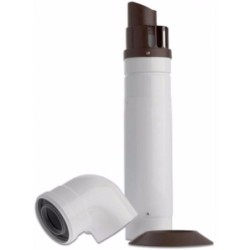Baxi 720599401 Multifit Telescopic Horizontal Flue Inc Low Profile Bend