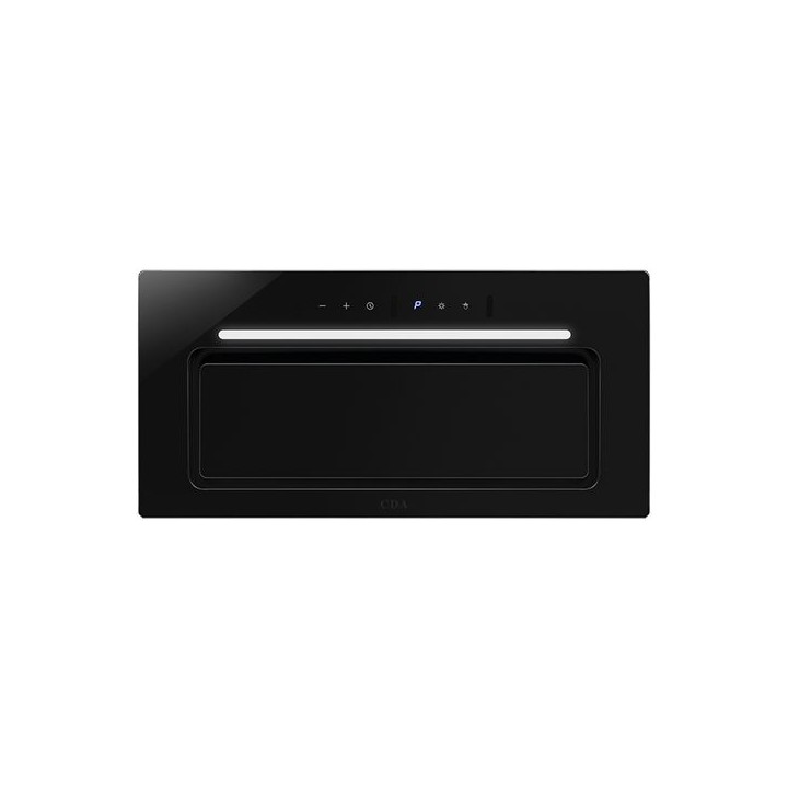 CDA CCG60BL 60cm Canopy Cooker Hood Black