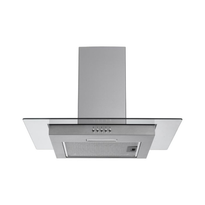 Matrix MXFG60SS 60cm Flat Glass Chimney Stainless Steel