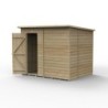 4LIFE Pent Shed 8 x 6 - Single Door - No Windows Home Delivery