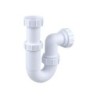 Wavin Osma Waste adjustable tubular P trap 75mm seal 40mm white