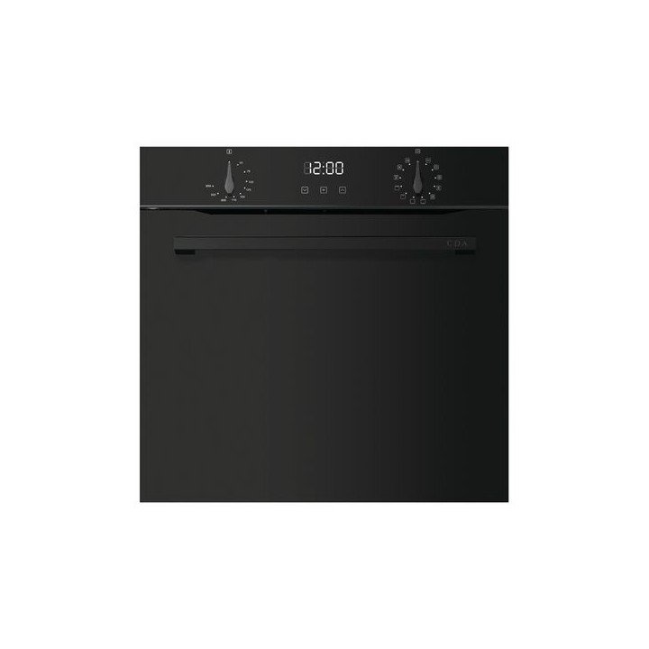 CDA SL300BL/1 Built in 77 Litre 12 Function Rotary Control Single Fan Oven Black