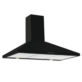 CDA ECH103BL 100cm Chimney Cooker Hood Black