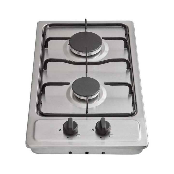 Matrix MXG030SS Domino 2 Burner Gas Hob Stainless Steel
