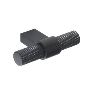 Knurled T Handle Oulent Black Finish - H1125.35.MB
