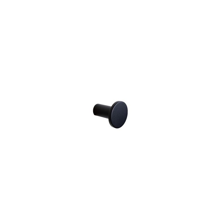 Knob Oulent Industrial Matt Black Finish 25Mm Diameter X 27Mm