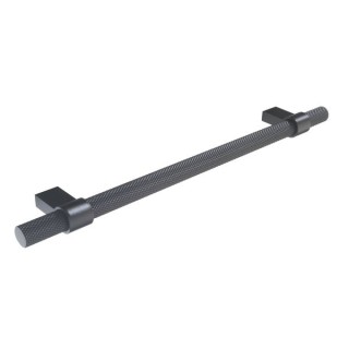 Knurled Bar Handle Oulent Black Finish - H1126.257.MB