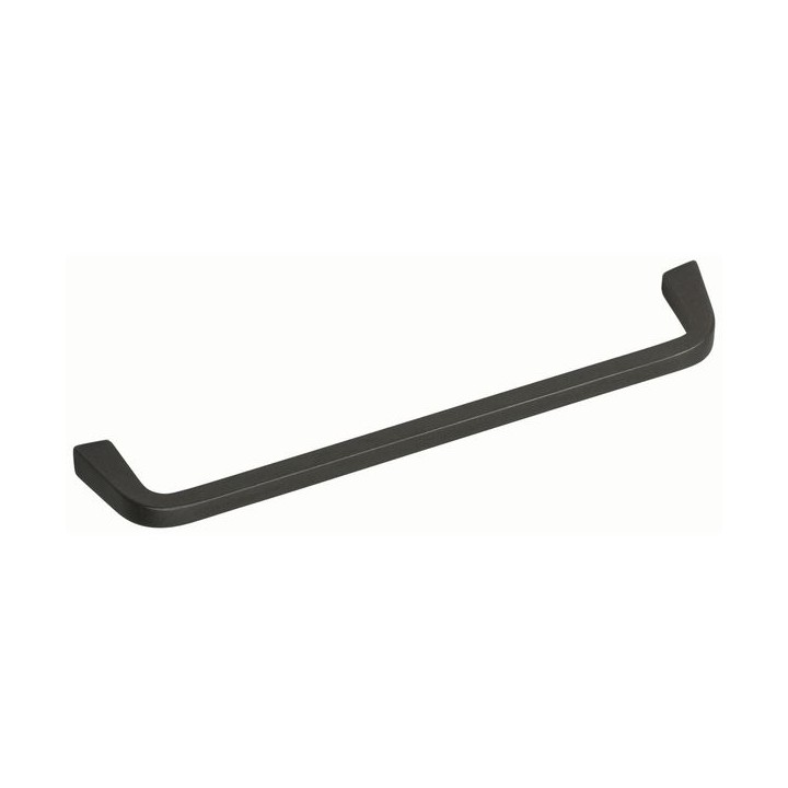 Slim U Pull Handle Graphite Grey 160mm Centre