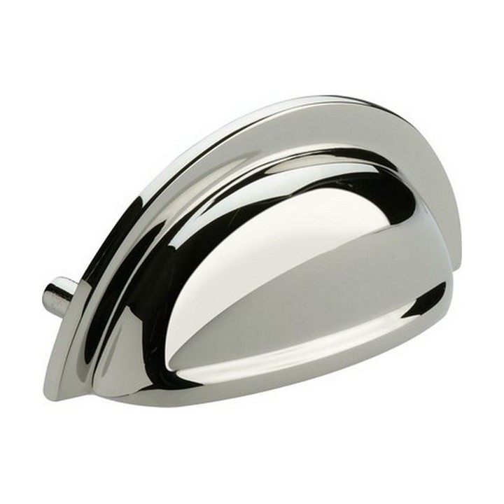 Cup Handle Chrome Finish 75mm Centre