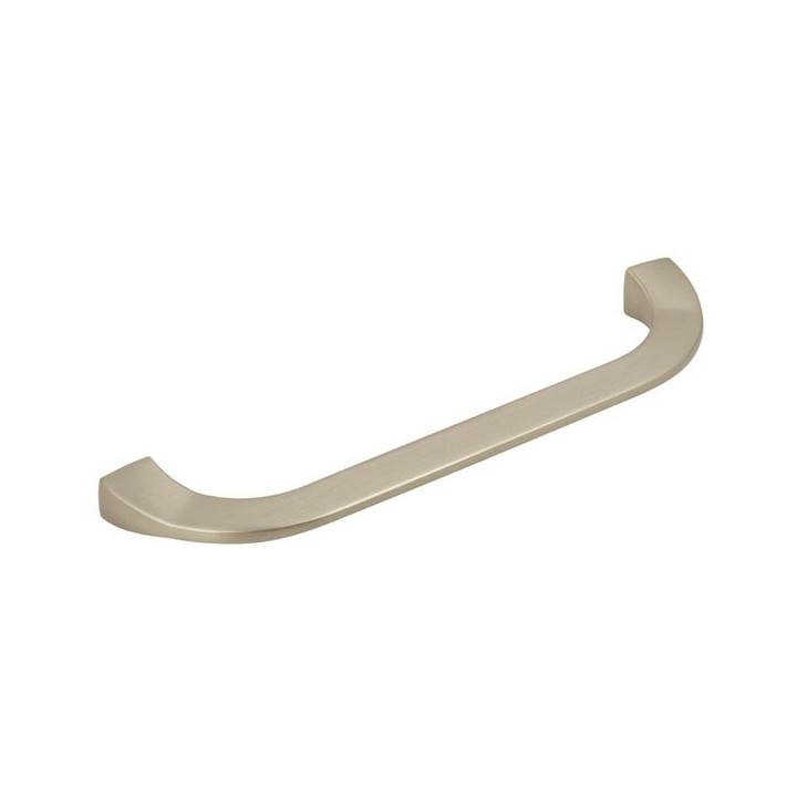 Slim Bar Handle Brushed Nickel 128mm Centre