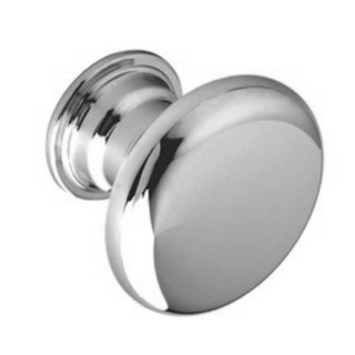 Knob Die-Cast Chrome Finish Single Pin