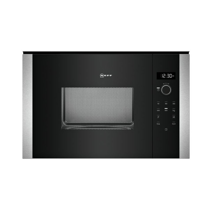 NEFF N50 Integrated Microwave Black & Stainless Steel - HLAWD23N0B