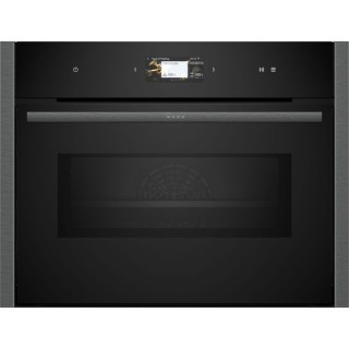 NEFF N90 Home Connect Compact Oven with Microwave Graphite Grey 45cm - C24MS31G0B