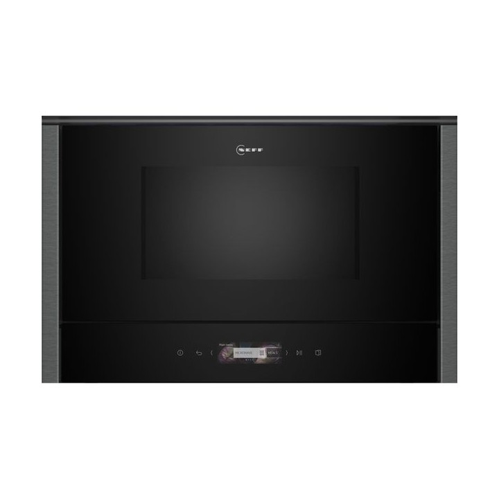 NEFF N70 Built In Microwave Graphite Grey 38cm - NR4WR21G1B