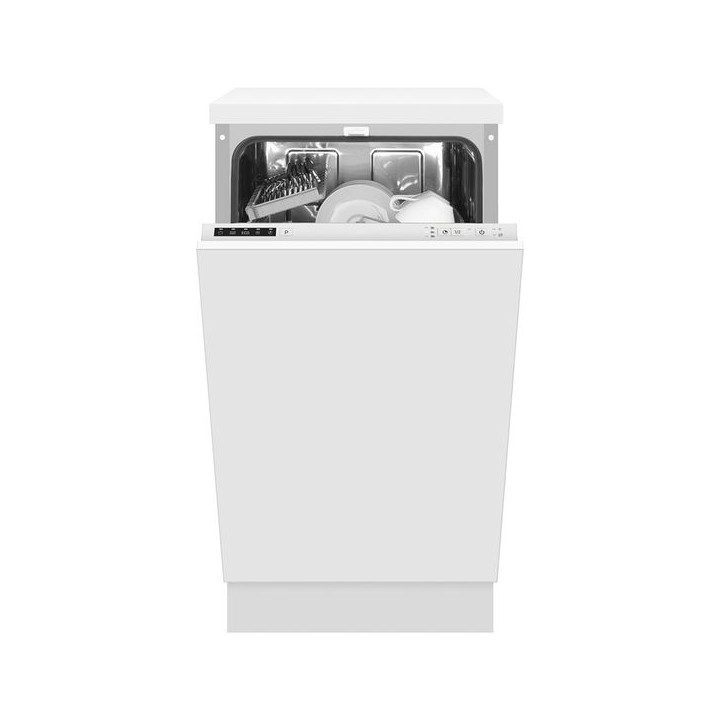 CDA Matrix 45cm Integrated Dishwasher Stainless Steel 13 Place Settings 5 Programmes - MXD4509