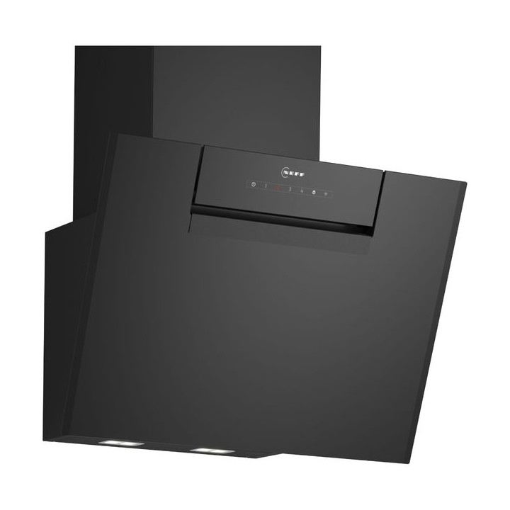 Neff N50 Wall Mounted Cooker Hood Black Glass 60cm - D65IFN1S0B