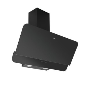 Caple OM900 Wall Chimney Hood Black Glass with LED Touch Control 90cm