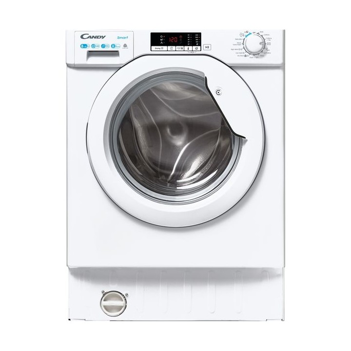 Candy 8/5kg Integrated Washer Dryer White - CBD485D2E/1-80