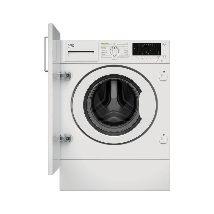Beko Integrated 8Kg/5Kg 1400 RPM Washer Dryer - WDIK854421F