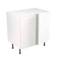 Flatpack Corner Base Unit J-pull Ultra Matt White 800mm - FKKJ0537