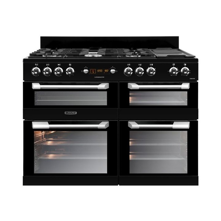 Leisure Cuisinemaster Dual Fuel Range Cooker Black 110cm - CS110F722K