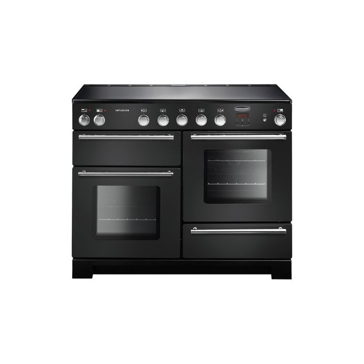 Rangemaster Infusion Induction Range Cooker Charcoal Black 110cm - INF110EICB