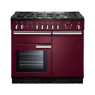 Rangemaster Professional Plus Dual Fuel Range Cooker 100cm Cranberry with Chrome Trim - PROP100DFFCY/C