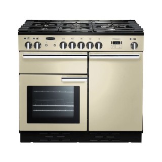 Rangemaster Professional Plus Dual Fuel Range Cooker 100cm Cream with Chrome Trim - PROP100DFFCR/C
