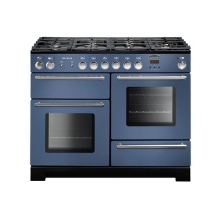 Rangemaster Infusion Dual Fuel Range Cooker Stone Blue 110cm - INF110DFFSB