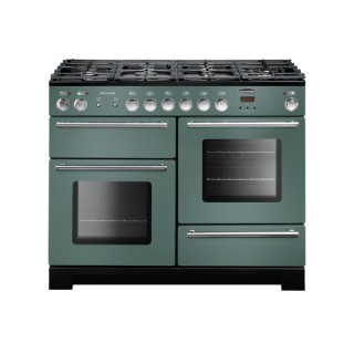 Rangemaster Classic Dual Fuel Range Cooker Mineral Green 110cm - INC110DFFMG