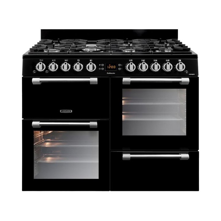Leisure Cookmaster Gas Range Cooker Black 100cm - CK100G232K