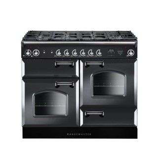 Rangemaster Classic Dual Fuel Range Cooker Slate 110cm - INC110DFFSL