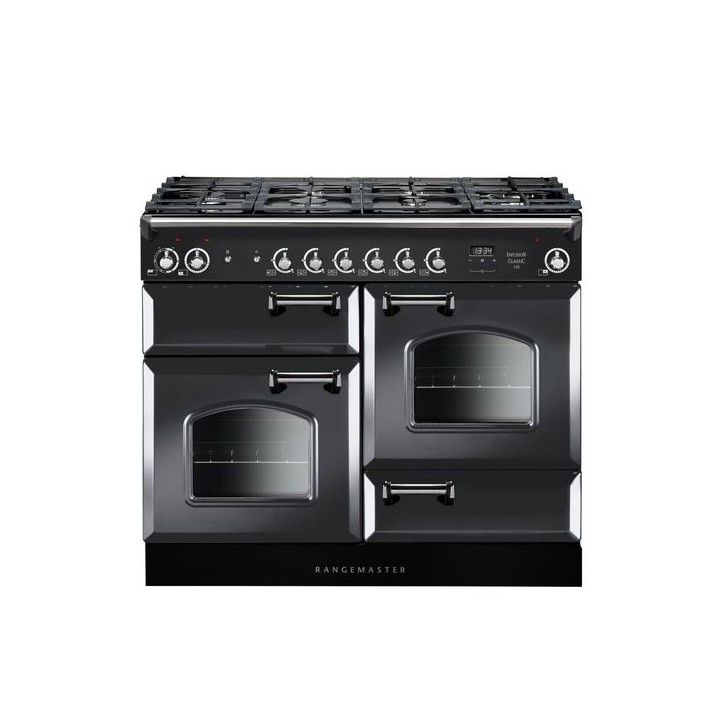 Rangemaster Classic Dual Fuel Range Cooker Slate 110cm - INC110DFFSL