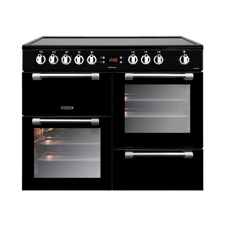 Leisure Cookmaster Electric Range Cooker Black 100cm - CK100C210K