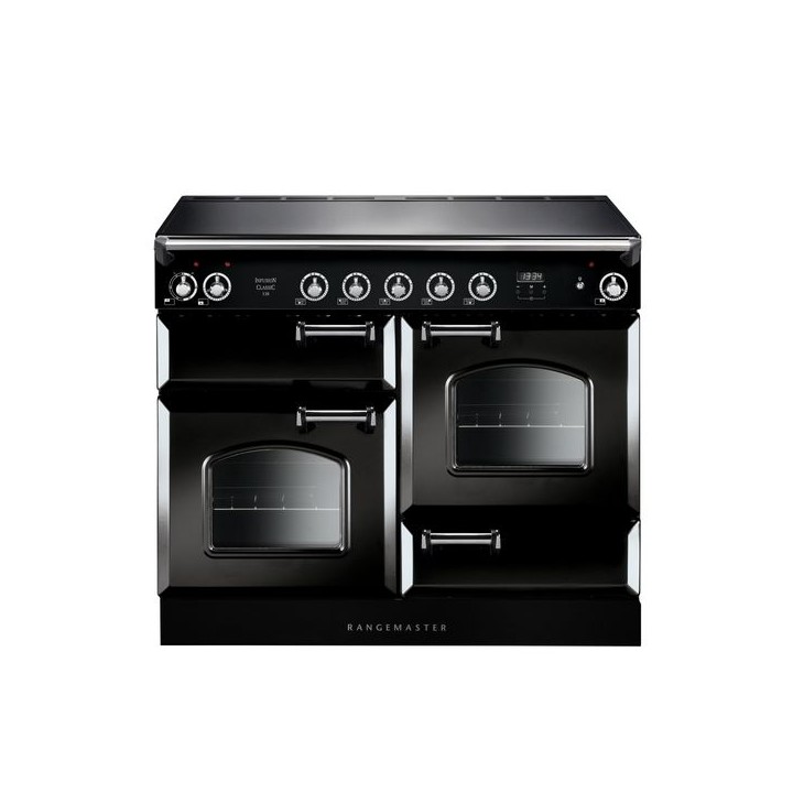 Rangemaster Classic Induction Range Cooker Black 110cm - INC110EIBL