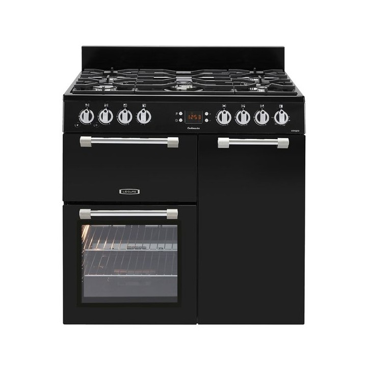 Leisure Cookmaster Gas Range Cooker Black 90cm - CK90G232K
