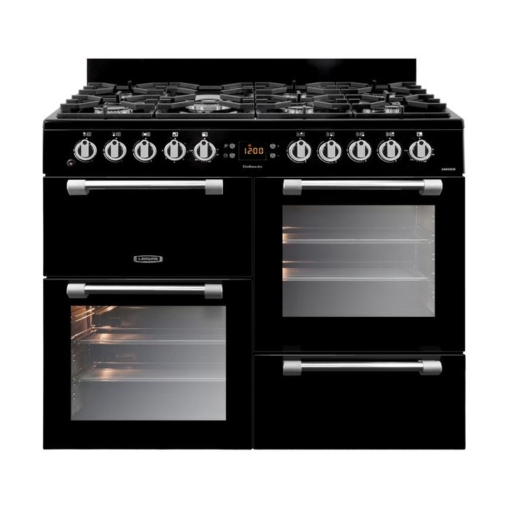 Leisure Cookmaster Dual Fuel Range Cooker Black 100cm - CK100F232K
