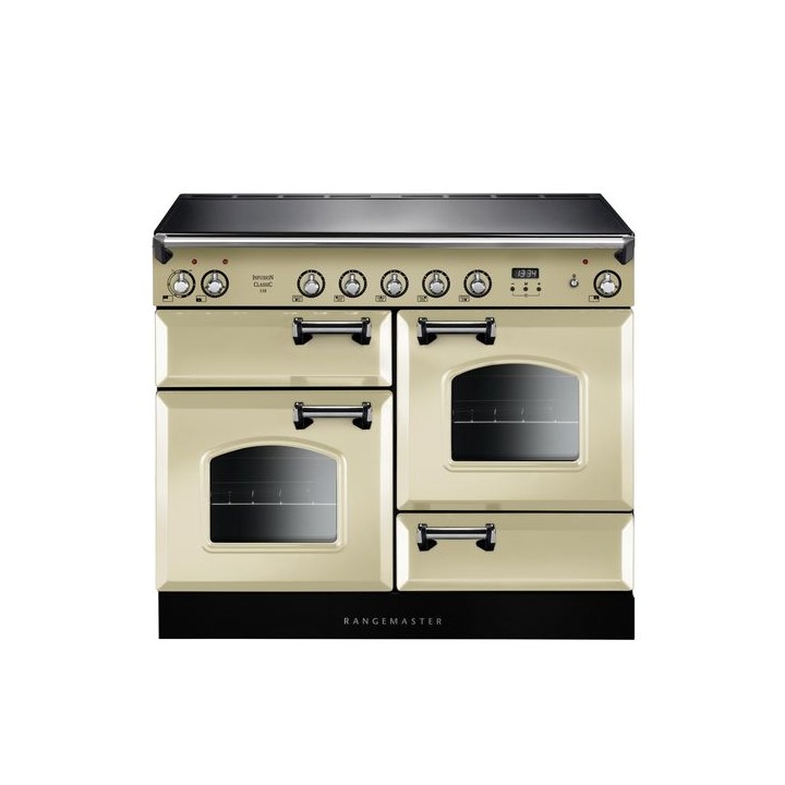 Rangemaster Classic Induction Range Cooker Cream 110cm - INC110EICR