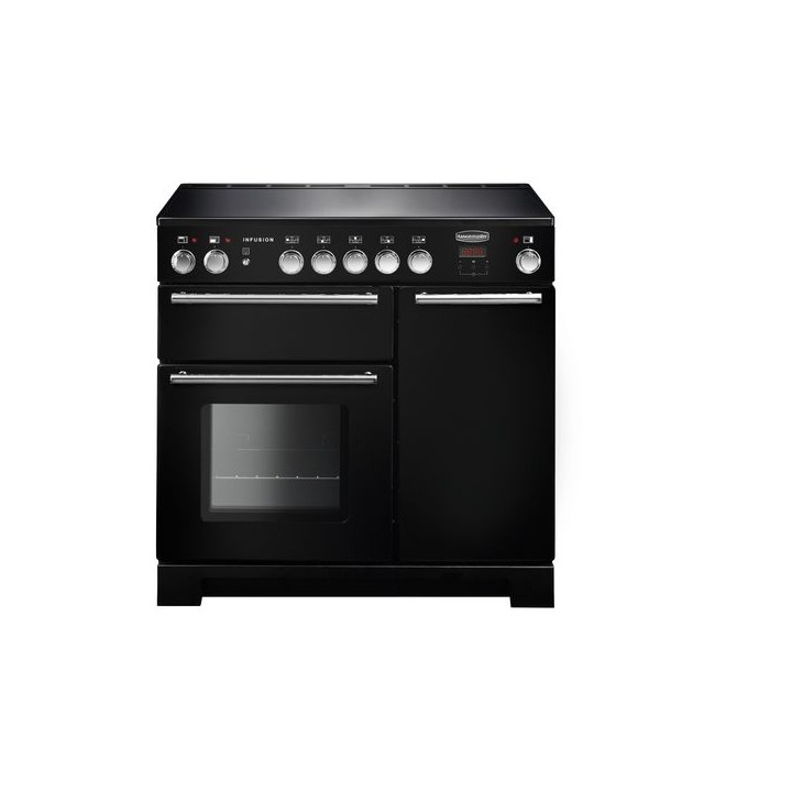 Rangemaster Infusion Induction Range Cooker 90cm Black - INF90EIBL
