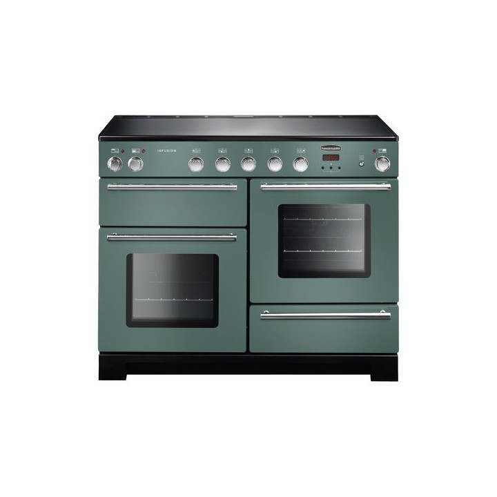 Rangemaster Classic Induction Range Cooker Mineral Green 110cm - INC110EIDMG
