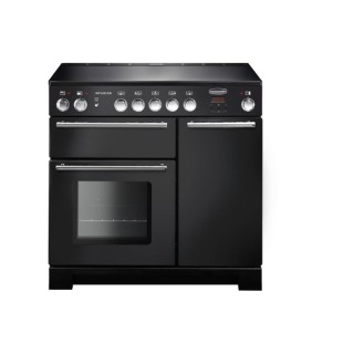 Rangemaster Infusion Induction Range Cooker Charcoal Black 90cm - INF90EICB